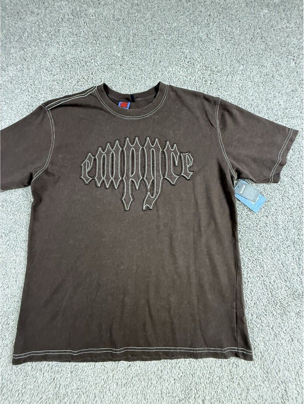 NWT GMPYRE T Shirt Size Large Brown Premium Quality Zumiez